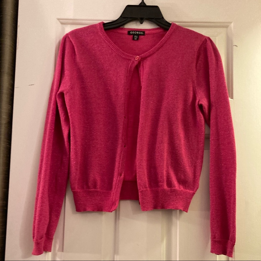 George Hot Pink Kids Cardigan